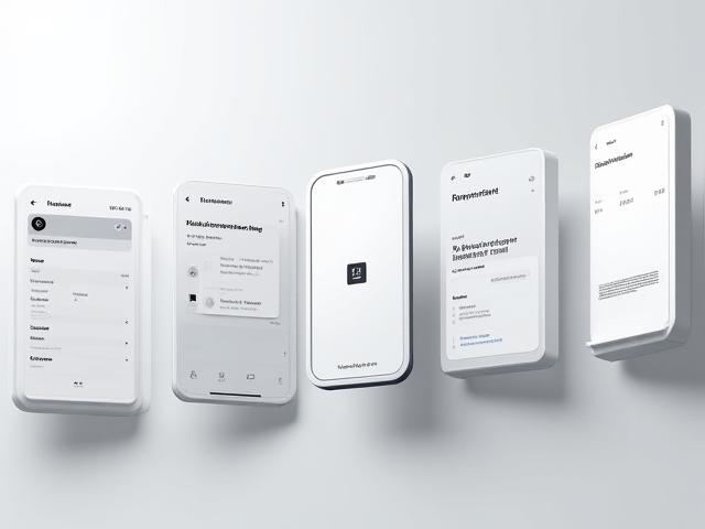 A sequence of app screenshots telling a visual story of an app's features, demonstrating its user flow.